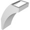 Ekena Millwork 4-in. W x 6-in. D x 10-in. H Thorton Architectural Grade PVC Knee Brace BRCP04X06X10THR - alternate 6